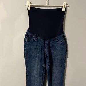 Womens’ Indigo Blue Maternity Jeans Size M